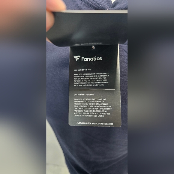 Fanatic's Men's Deep Sea Blue Seattle Kraken Authentic Pro Team Core Shirt Small - Picture 6 of 12